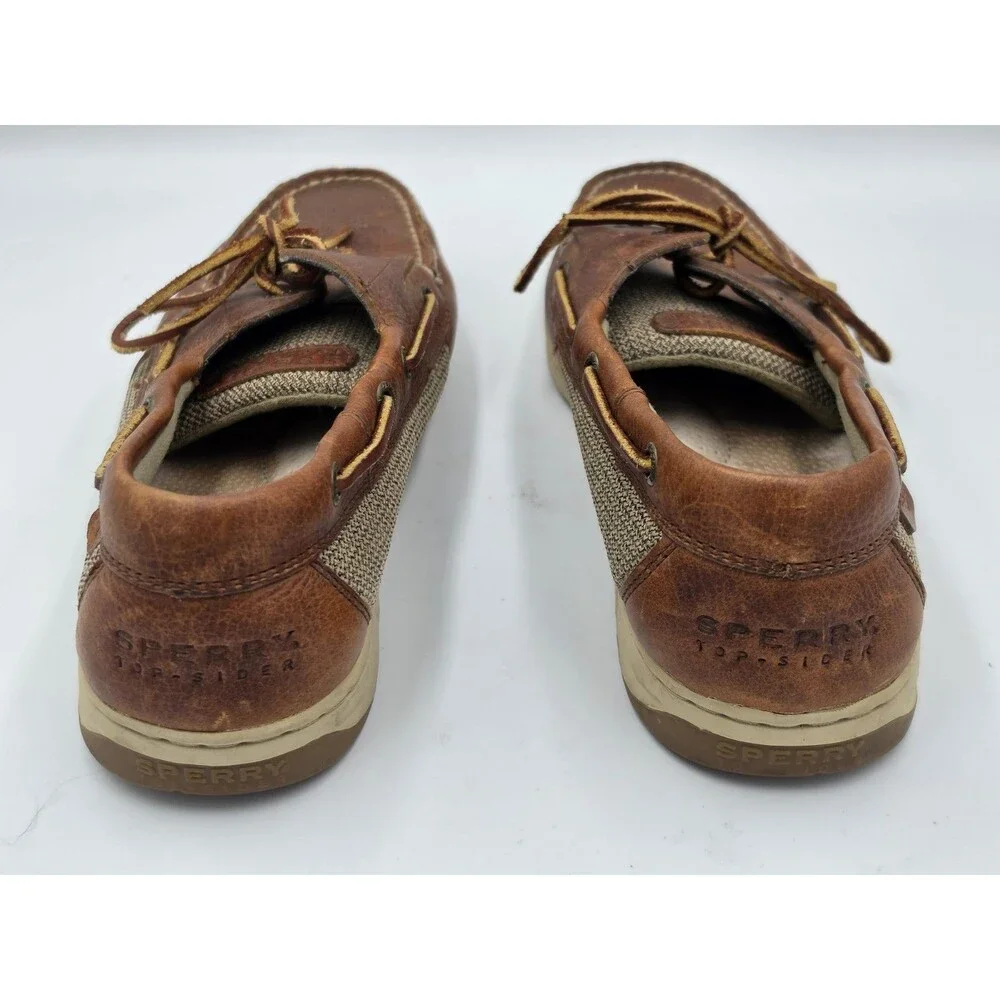 Sperry Top-Sider Women's Bluefish 2-Eye Boat Shoes Brown Tan Size 11